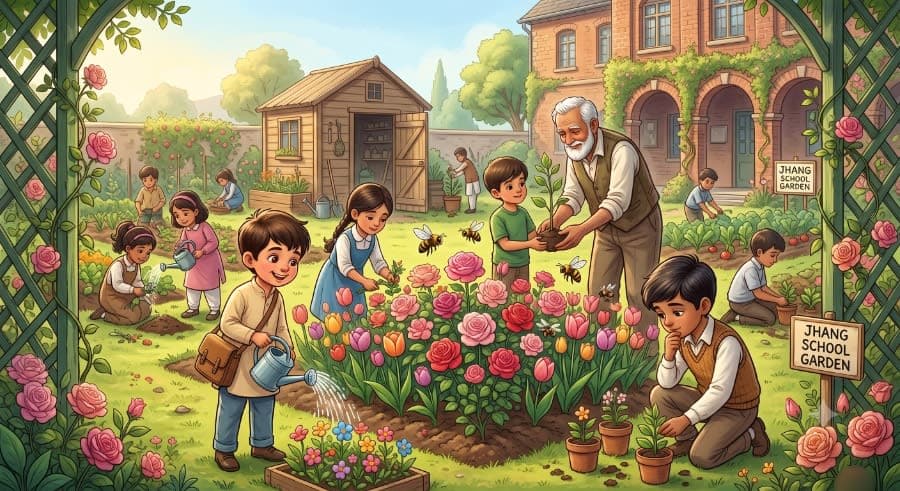پھول توڑنا منع ہے